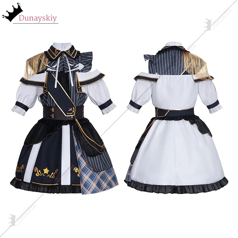 أنيمي كانا تأثيري حلي العسكرية لوليتا المعبود المرحلة XS-3XL أداء الملابس ماستر تأثيري ملابس الهالوين فستان