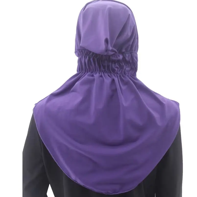 

Мусульманский хиджаб, мгновенный шарф, женский цельный тюрбан Амира, эластичный платок, Ид Рамадан, ислам, молитвенный хиджаб, вытягивающийся на никаб, повязка на голову