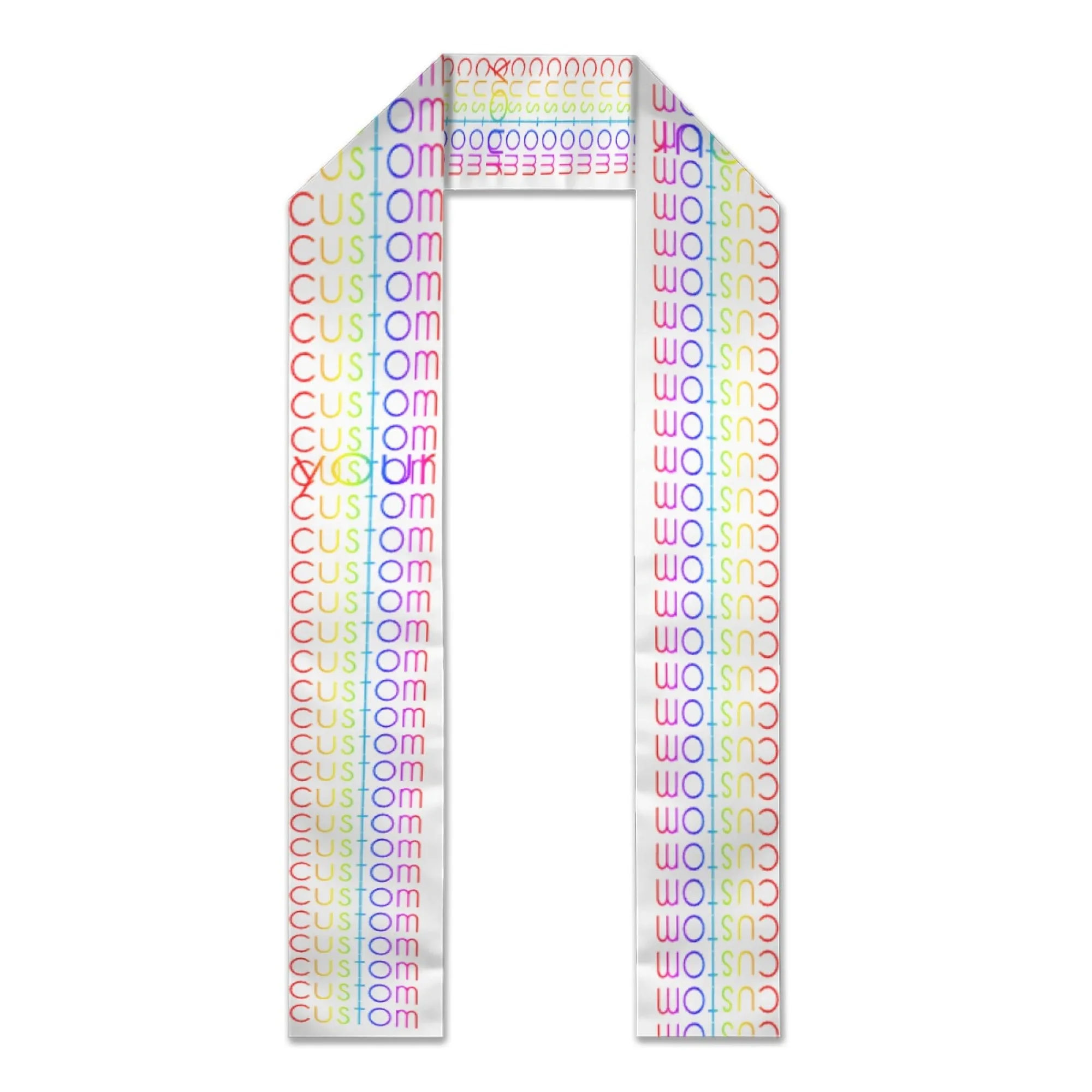 

Custom Name Graduation Stole Personalization Shawl For Ceremony Photo
