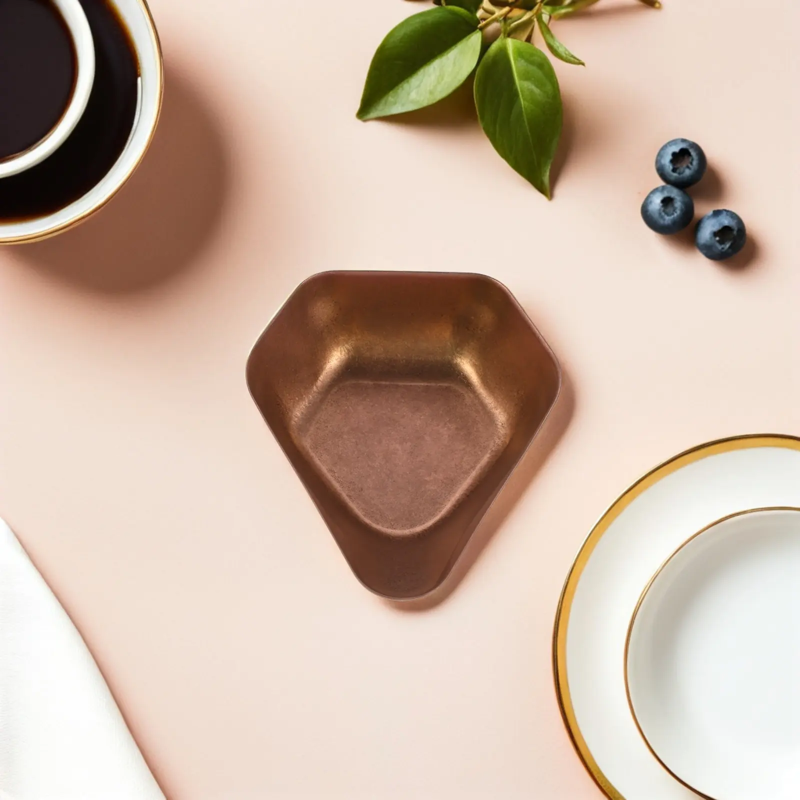 Premium 304 Stainless Steel Coffee Bean Dosing Tray Measuring Plate Holder for Precise Weighing Grinding Cleanup Coffee Shop Use