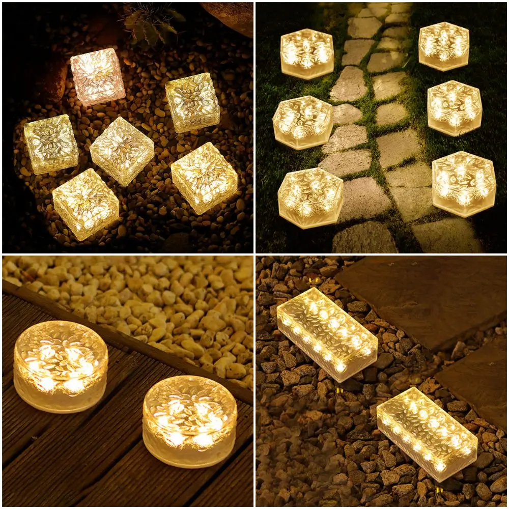 

Solar Garden Decoration Light Waterproof IP65 White/Warm White Light Outdoor LED Solar Light Hexagon Round Plastic