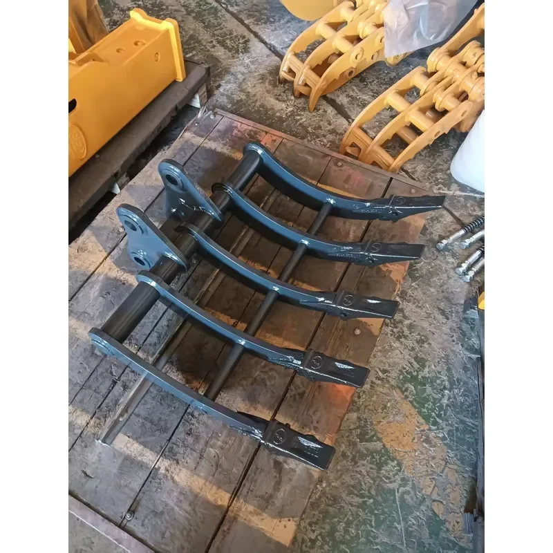 2025 New Attachable Excavator Rake 5-7.5ton for Construction Garden Cleaning and Work Screening