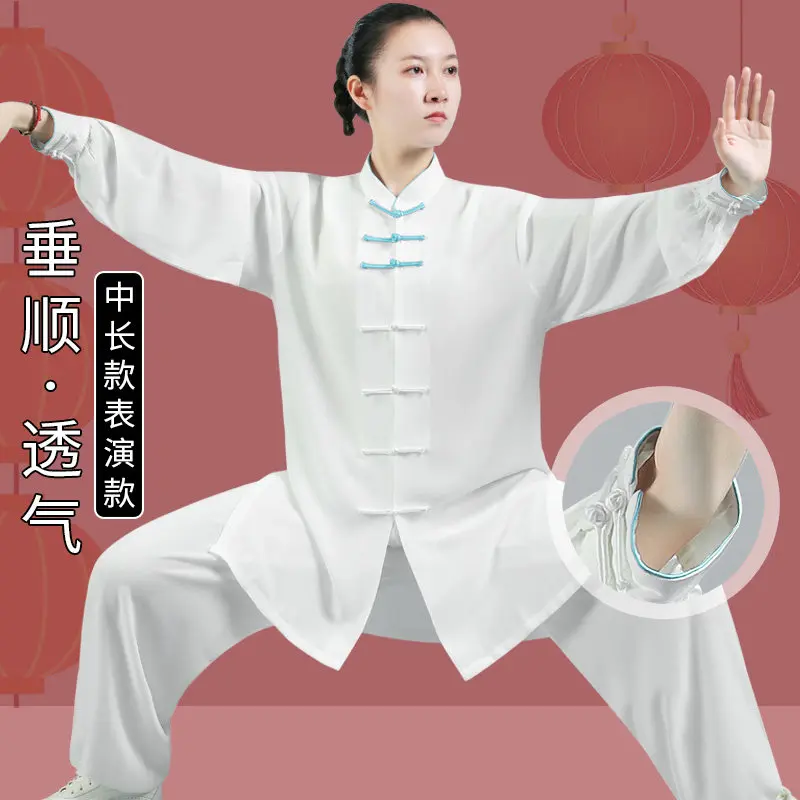 Premium High-End Unisex Tai Chi Practice Uniform Autumn/Winter 2026 New Cotton Linen Blend Breathable Chinese Traditional S