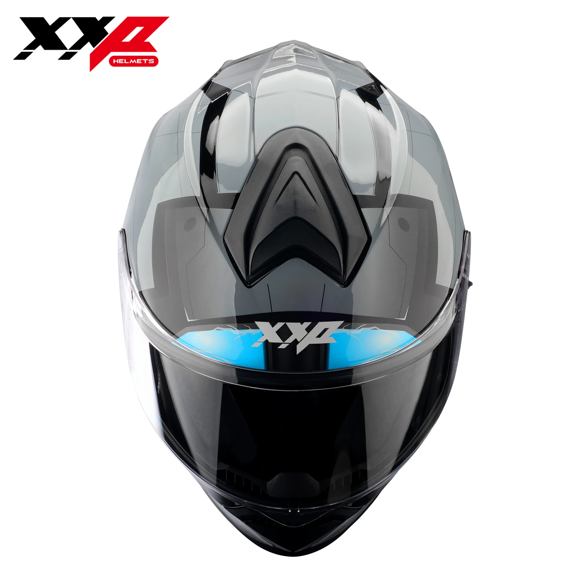 Motorcycle Helmets Full Face Big Spoiler Clear Outer Visor Black Inner Visor Air Flow Xxp Draken S Motocross Helmet S-Xxl Size