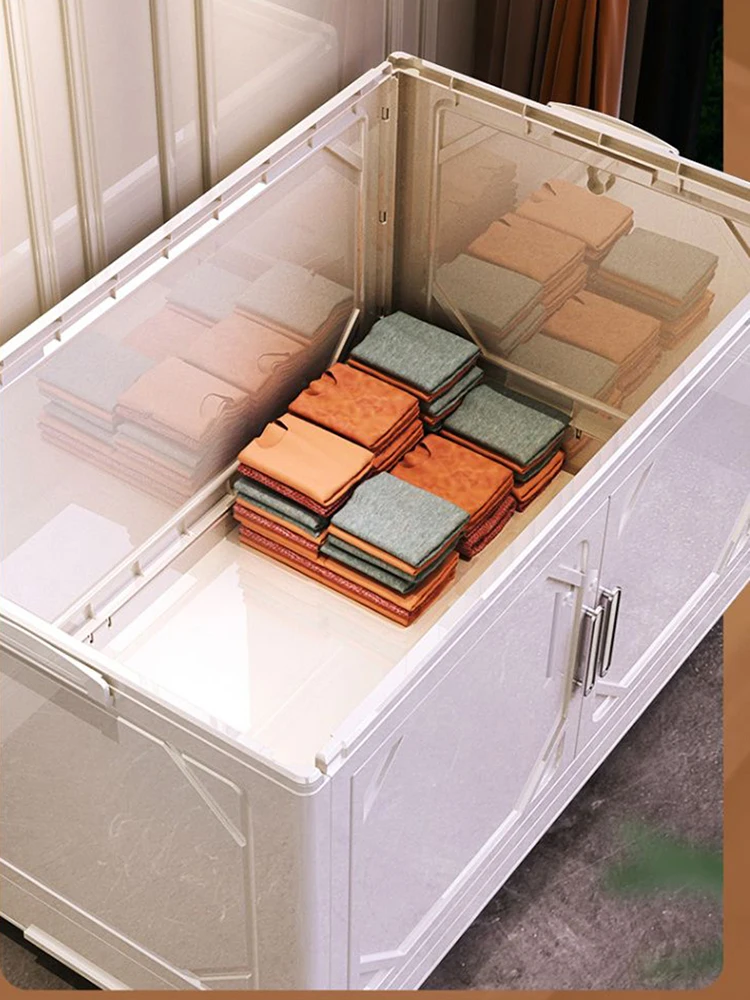 Storage Bins Large-capacity Confidential Multi-functional Classification Storage Box Bedroom Wardrobe Organizing Cabinet Box ﻿