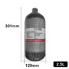 Tuxing-高圧ダイビングタンク,カーボンファイバーシリンダー,hpaスキューバダイビング糸,m18 * 1.5,300bar,4500psi,2.5l 4