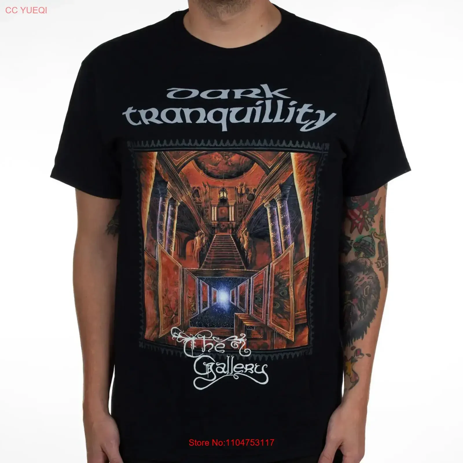 T-shirt vintage Dark Tranquillity The Gallery, taille S à 5XL, FL0601, graphique streetwear vintage lavé, extensible et respirant