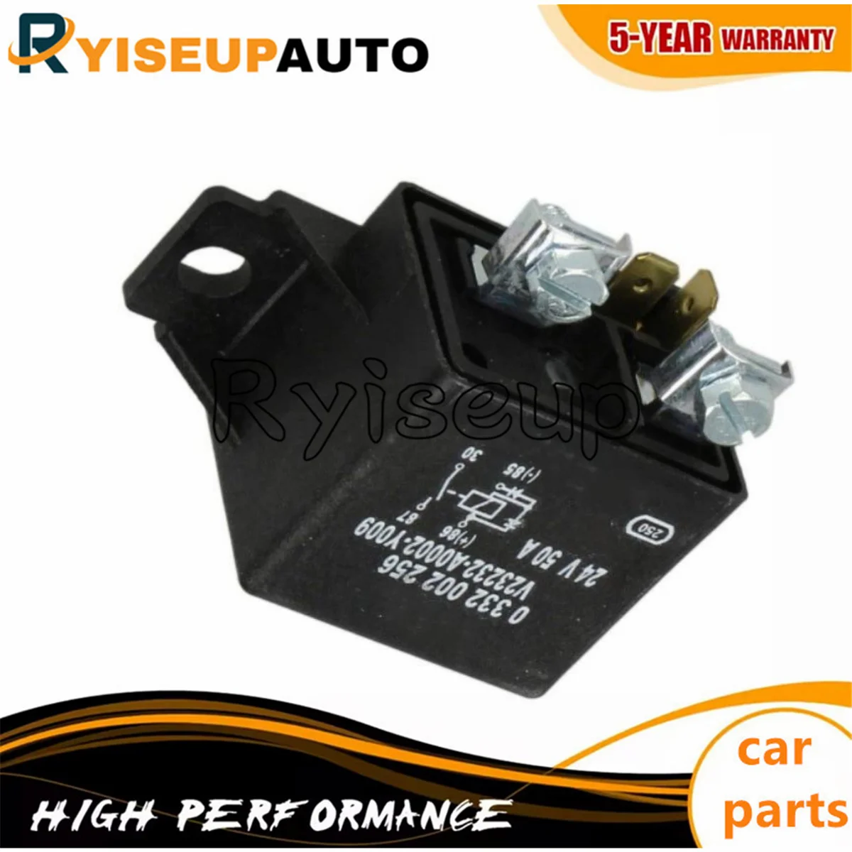 1PC Relay 24V Excavator Bulldozer Forklift Relay for Bosch 0332002256 0 332 002 256 V23232-A0002-Y009