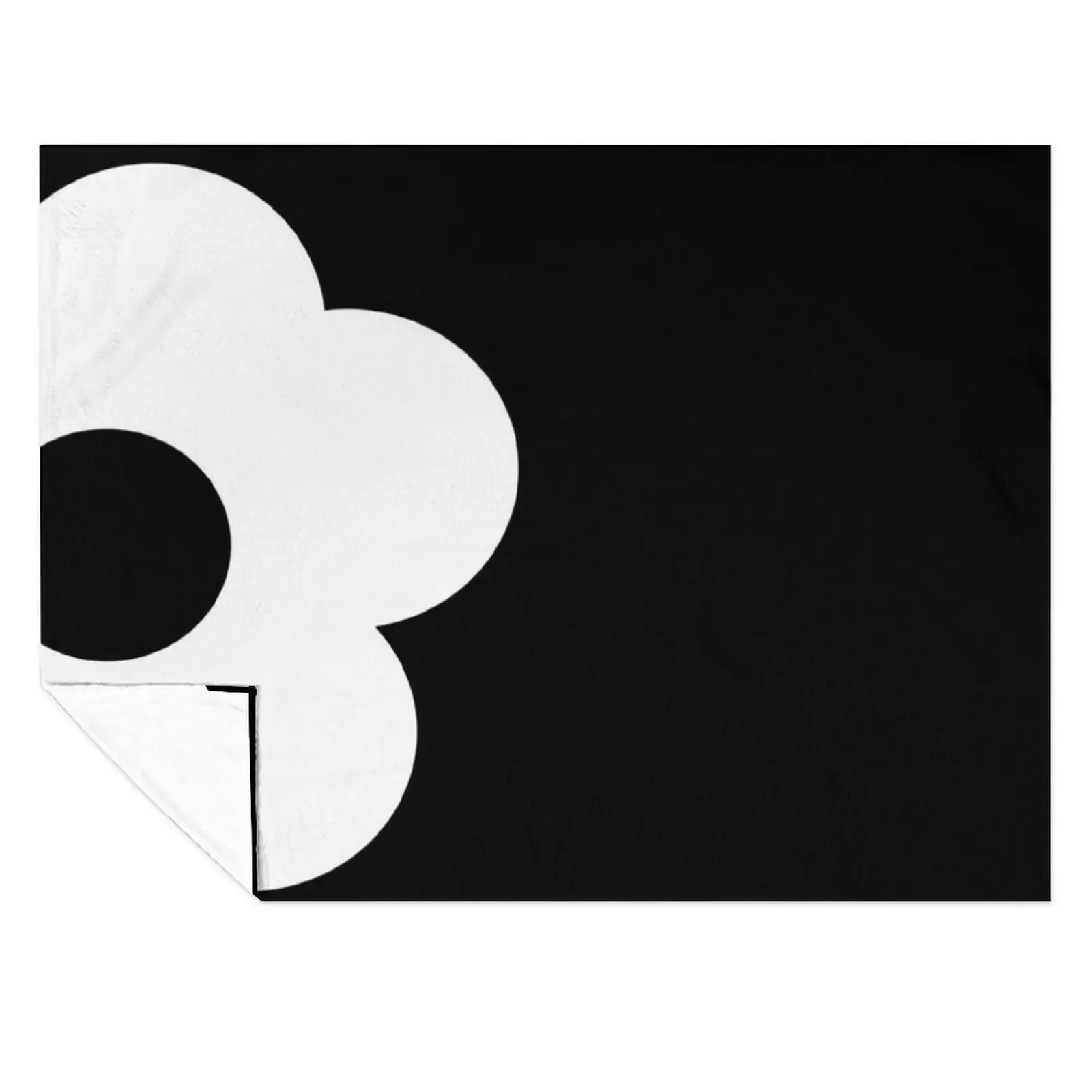 

Bold Retro Contrast Flower Graphic Throw Blanket Heavy Weighted Tourist christmas gifts Blankets