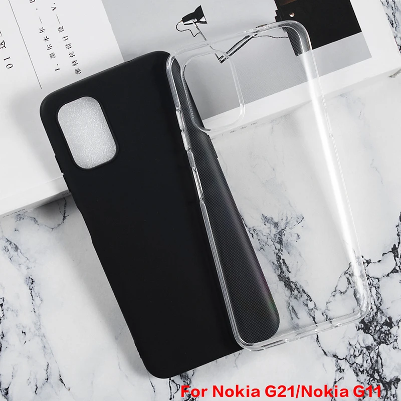 Soft Black TPU Phone Case For Nokia X100 C01 Plus G10 G20 G50 Silicone Case for Nokia Back Cover