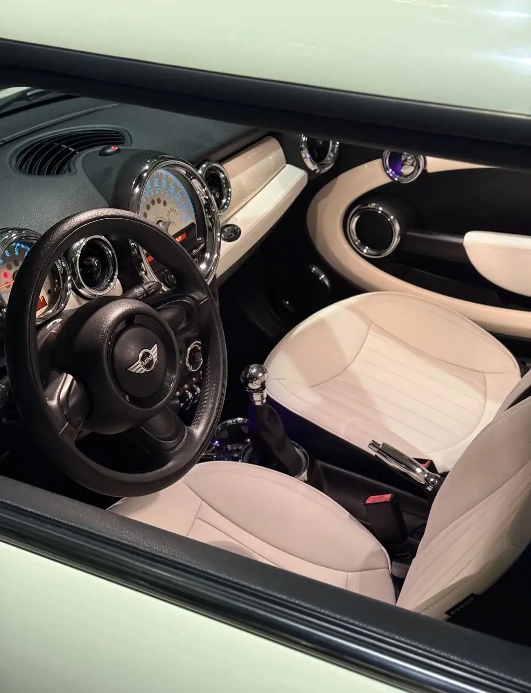 For mini one r56 Custom Car Seat Covers Luxury Nappa Leather 100% Fit Interior Accessories 360° Full Cover