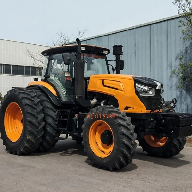 Tracteur agricole 210hp, fabriqué en Chine, équipement de machines agricoles, esprit de jardin, 4x4