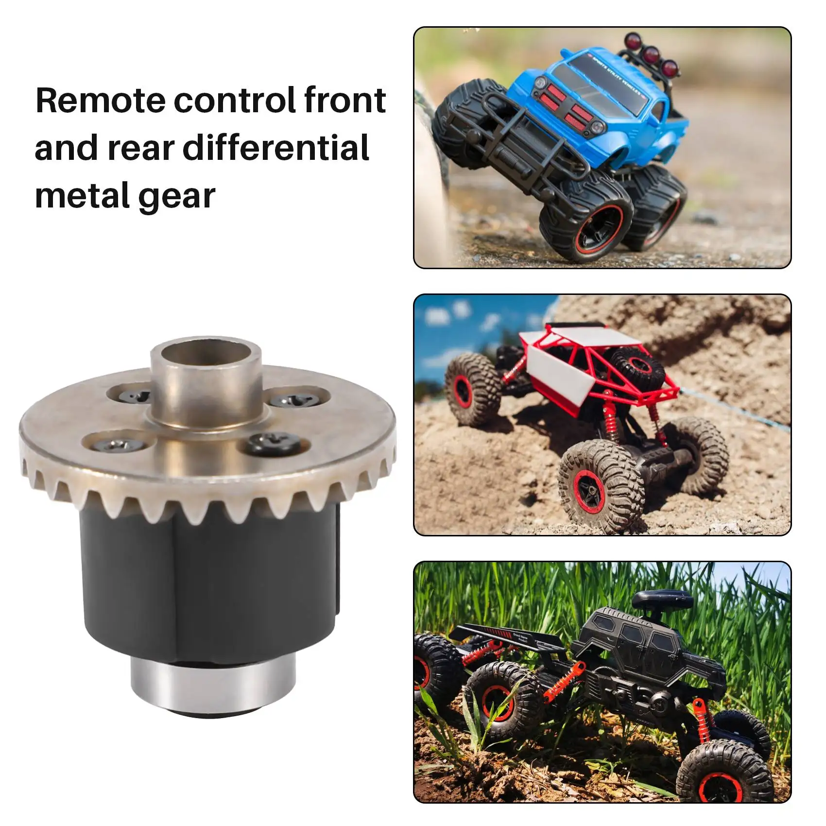 ABWE-2 مجموعة ميتال جير التفاضلية ل SG 1603 SG1603 SG1604 UDIRC UD1601 UD1602 1/16 RC ترقية أجزاء السيارة الملحقات