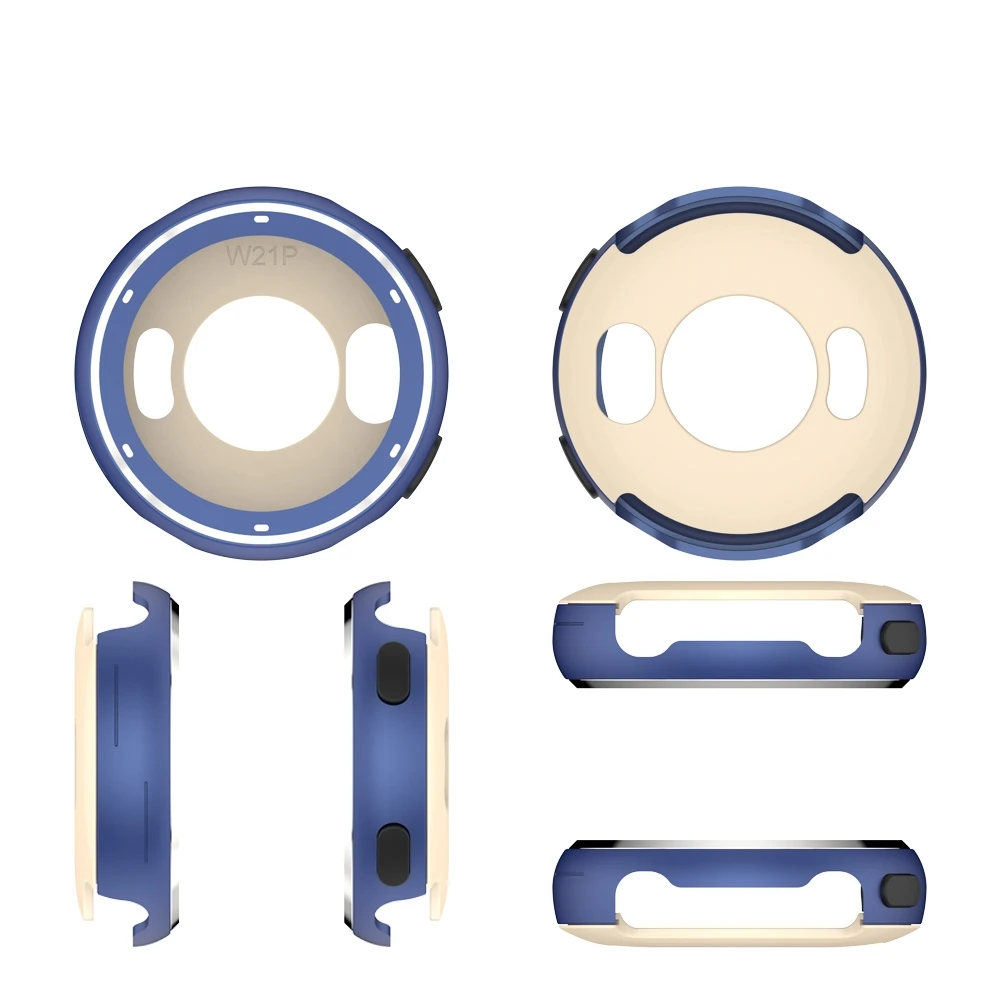 

For Garmin Vivoactive 5/Active 5 Smartwatch Metal Bezel Case Solid Color Hard Replacement Cover - Durable Protection