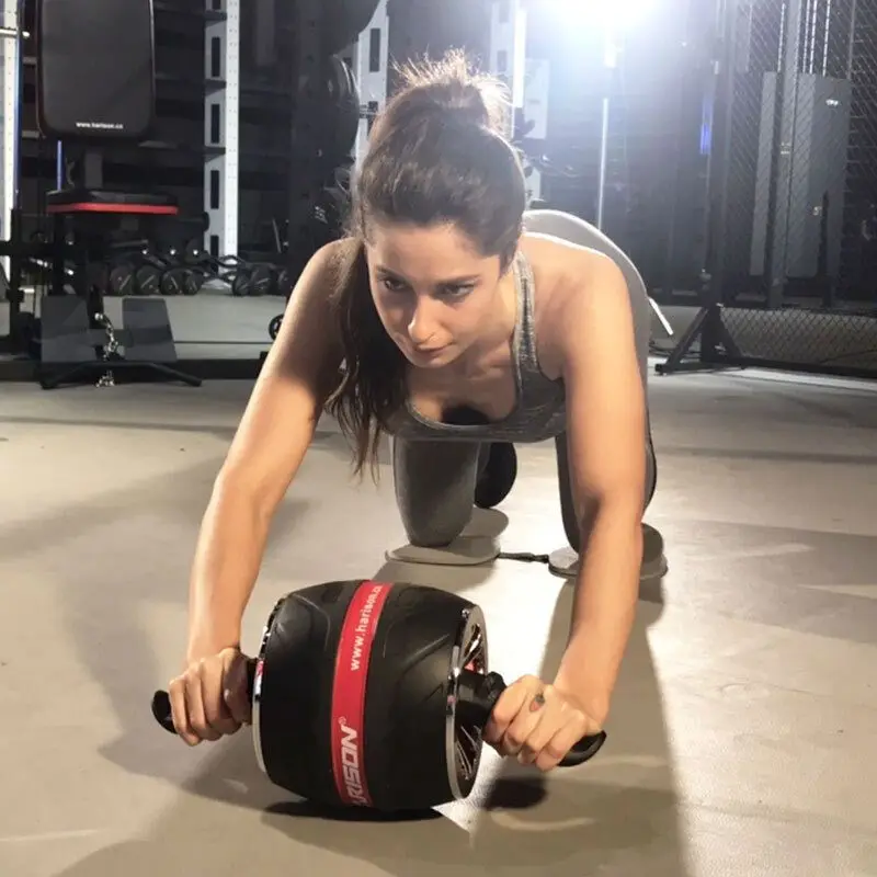 

Колесо с автоматическим отскоком, гигантское колесо, роликовое колесо для мышц живота, оборудование для фитнеса для брюшного пресса, бытовое