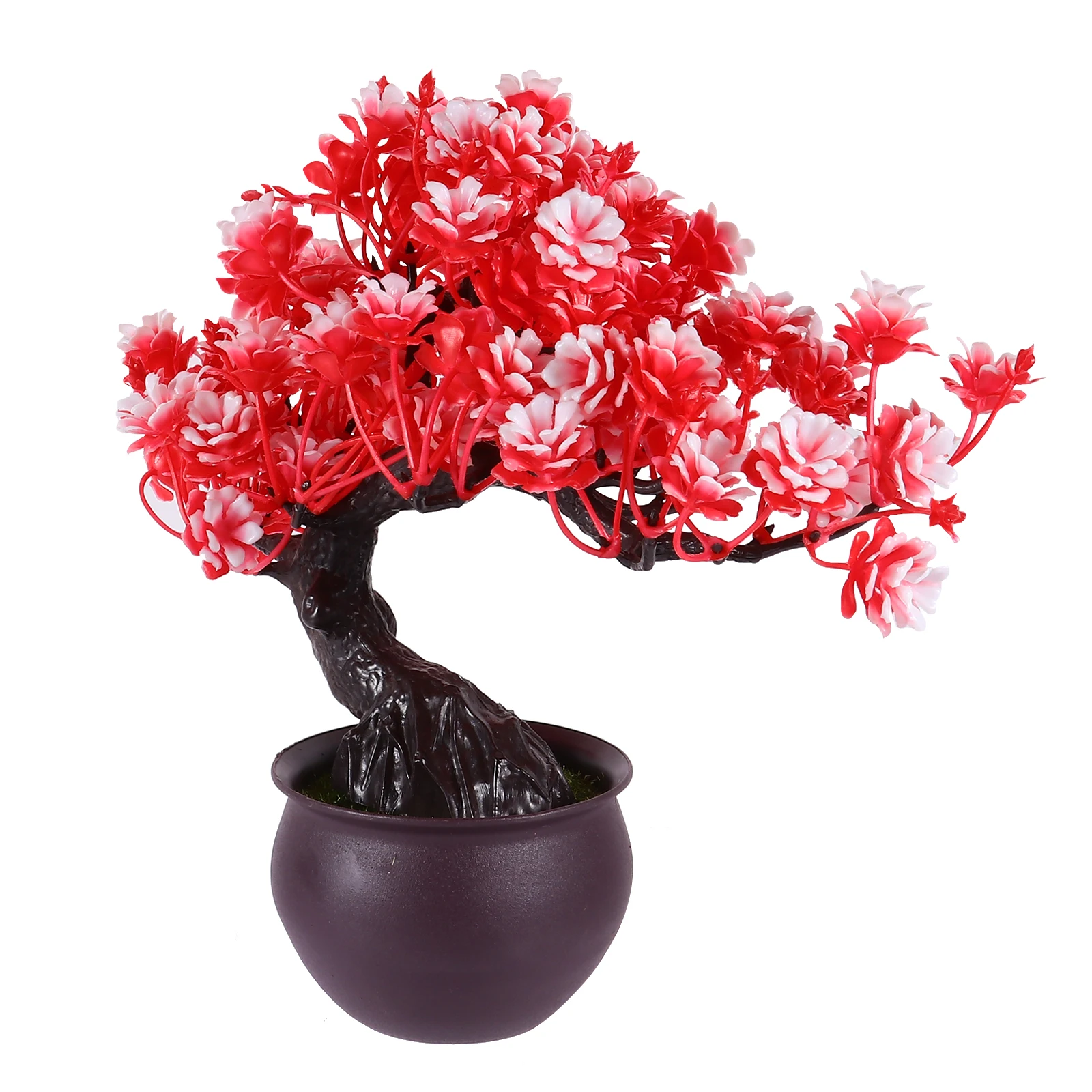 

Plastic Jasmine Potted Decoration Artificial Flower Adornments for Living Room Office Wedding Desktop Decor Plants