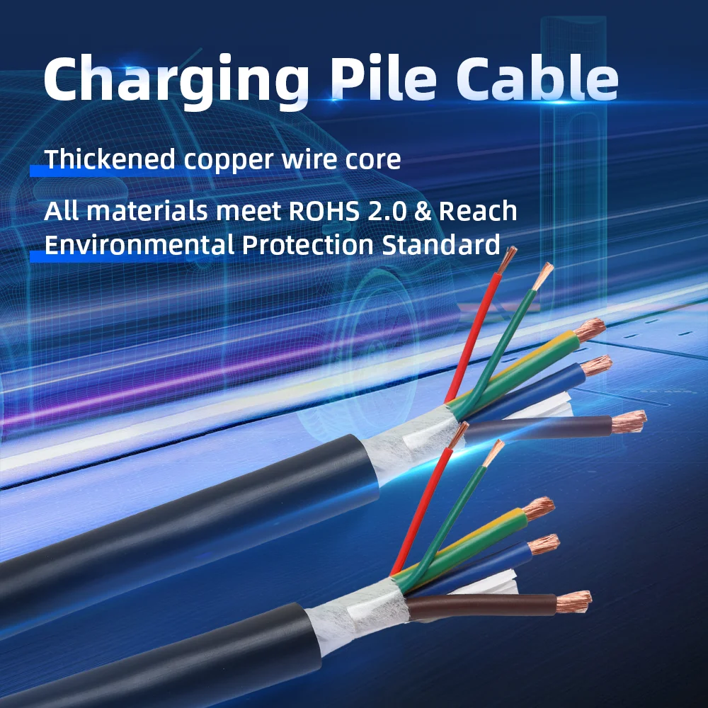 Factory Price Electric Vehicle Charging Pile Extension Cable EV Charge Cable for New Energy Car