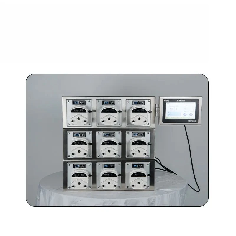 

medical reagent automatic production line peristaltic pump filling system aseptic liquid filling