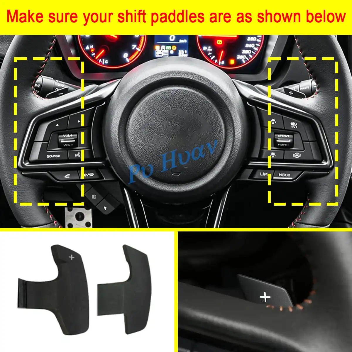 Car Steering Wheel Paddle Shifter Modification Replacement For Subaru Outback Forester Legacy XV Crosstrek Impreza 2014-2026