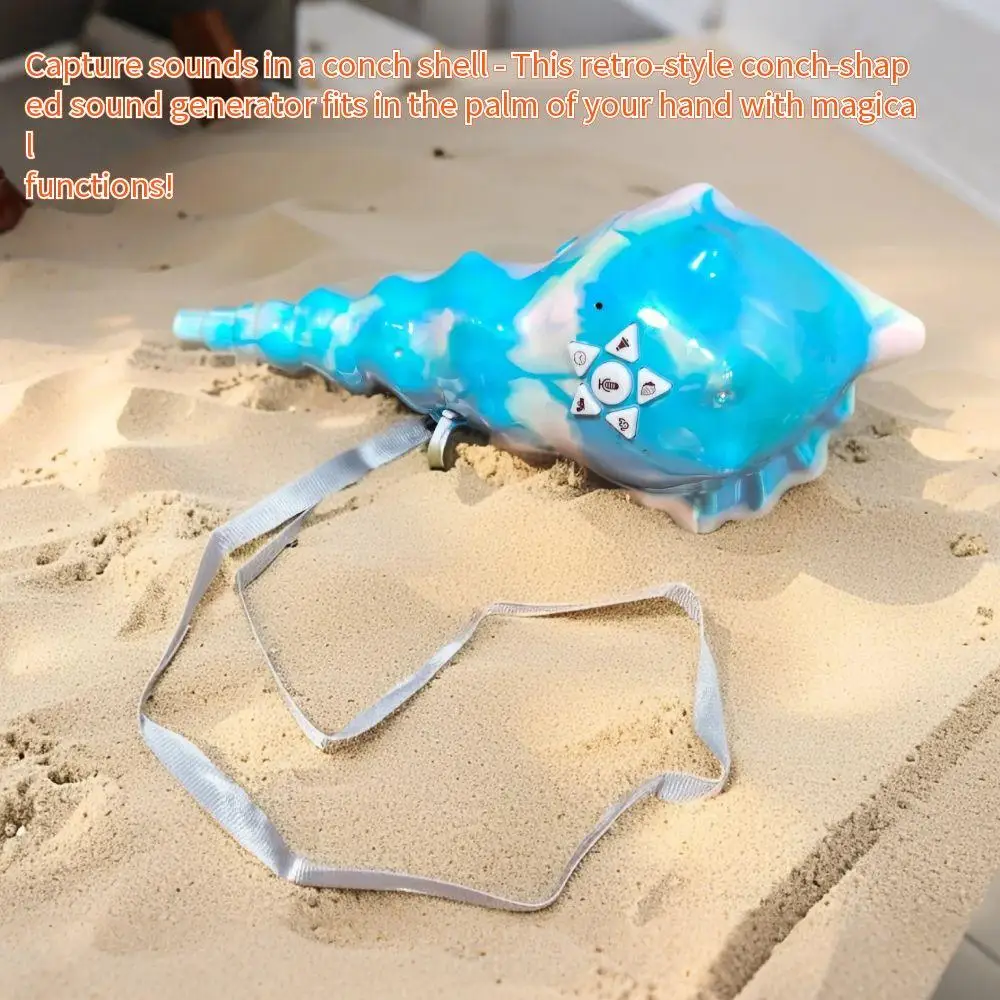 Trendy nieuw mooi schelpontwerp Intelligent geluidsspeelgoed 32 geluidseffecten Simulatie Oproepen Training Longcapaciteit Kid Gift Kid Gift