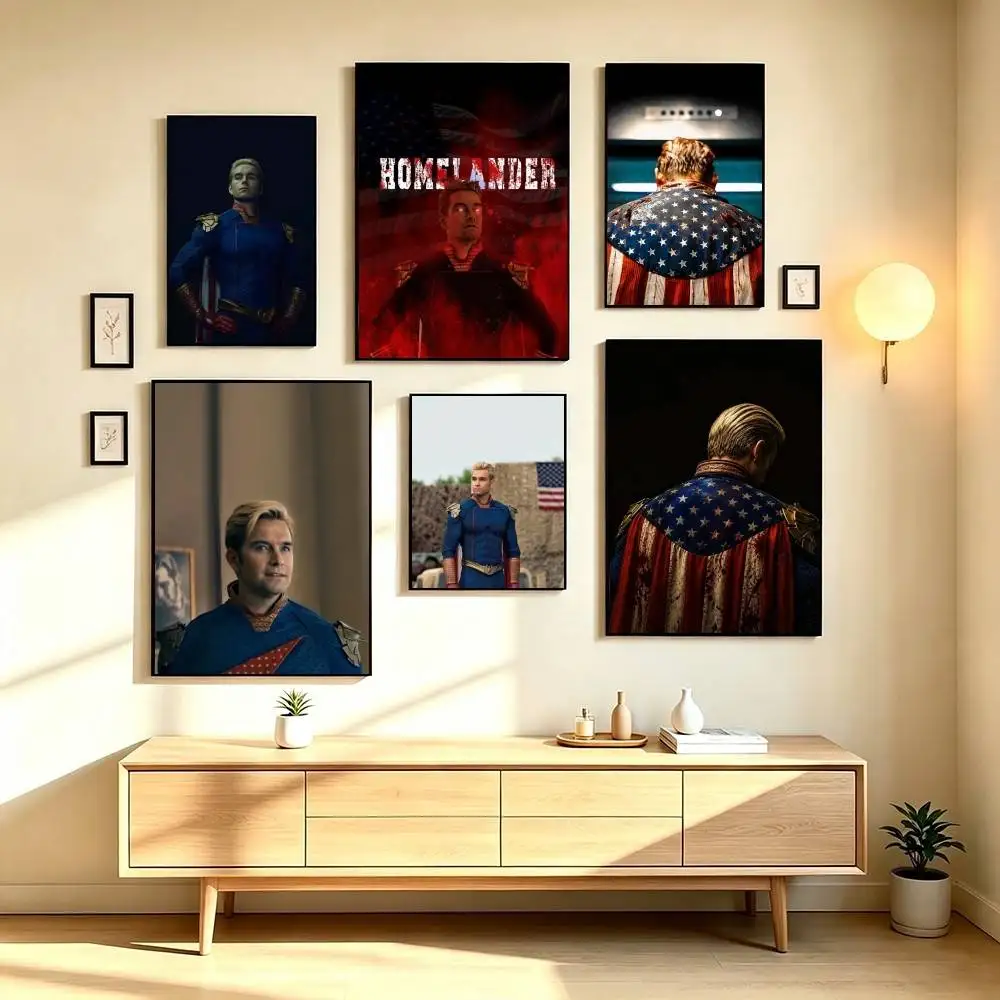 T-The Boys Homelander TV Series Poster High Quality Dorm Living Room Aesthetic Wall Decoration Painting Stickers Gift