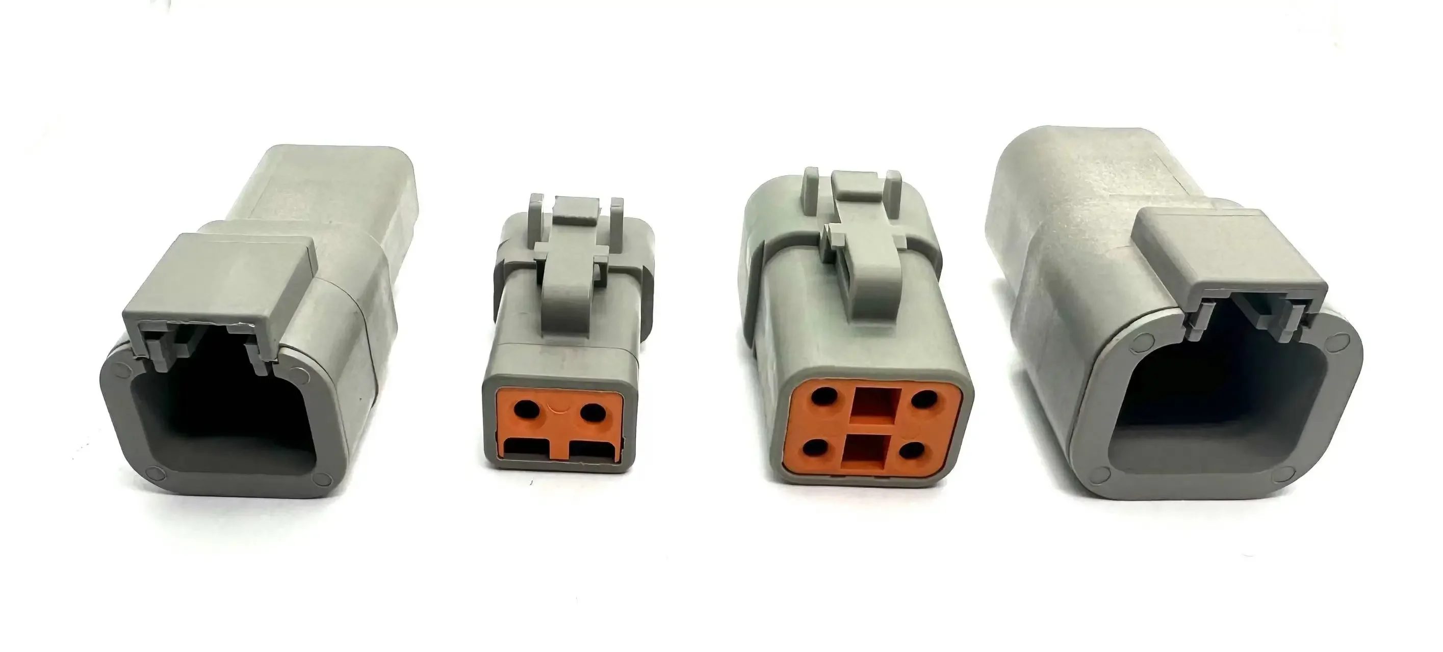 DTP -04, male and female, 2-hole, high current spot light plug 4p, automotive harness waterproof connector