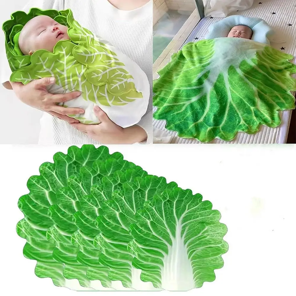 Funny Cabbage Blanket Lightweight Nap Quilt Air Conditioning Blanket Novelty Soft Cute Throw Blanket