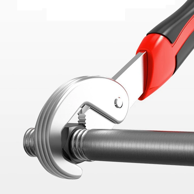 1 Piece S Universal Wrench Multifunctional Adjustable Pipe Wrench Industrial Hardware Tool Hook Type