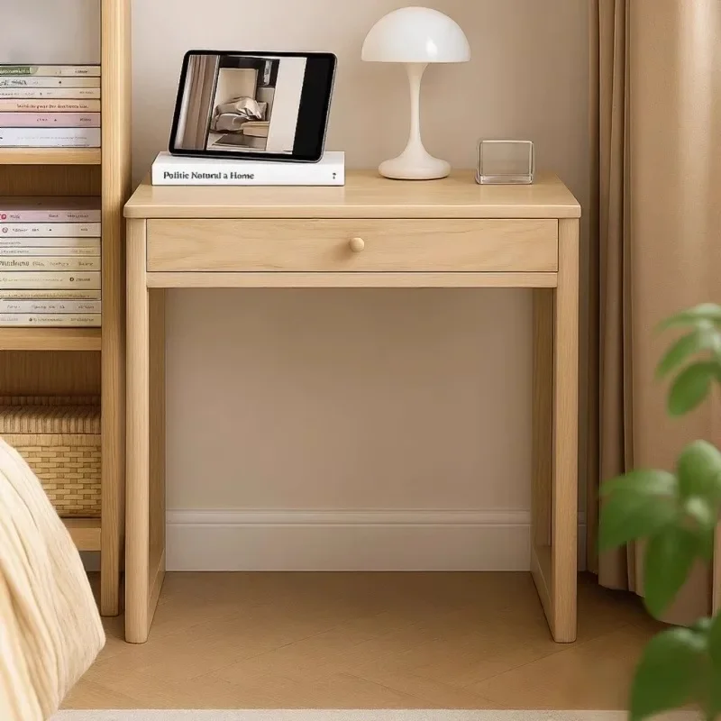 

Solid wood desk with drawers Home desk Nordic simple computer desk Small apartment