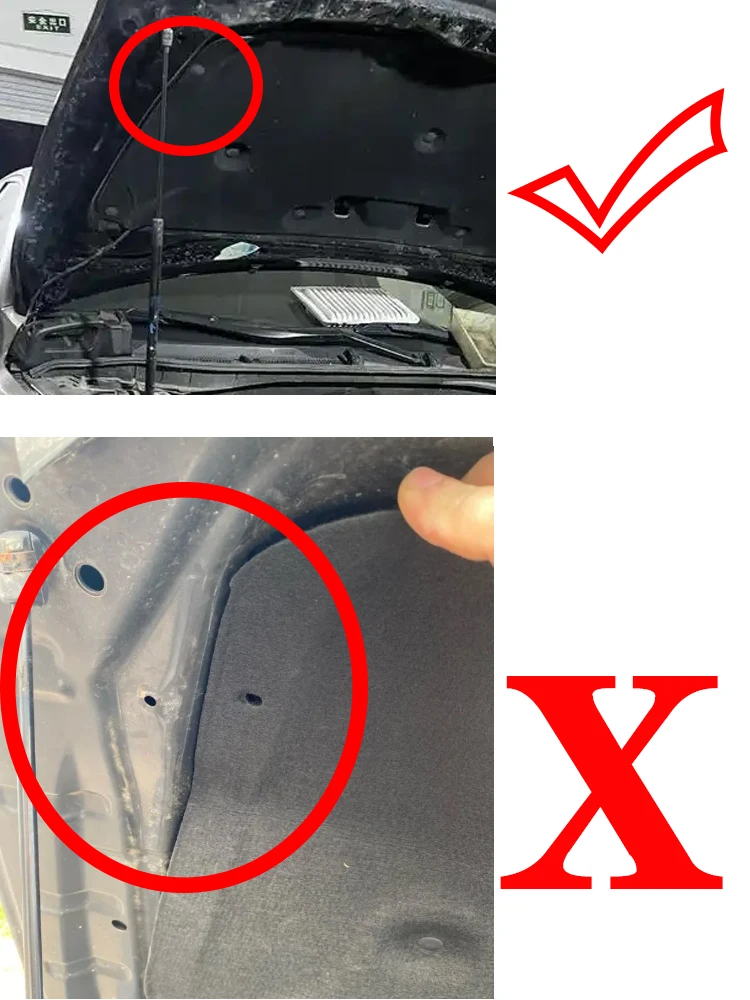 for Toyota Camry 40 XV40 Daihatsu Altis 2007~2011 Car Engine Hood Sound Front Heat Insulation Cotton Fireproof Cover Accessories