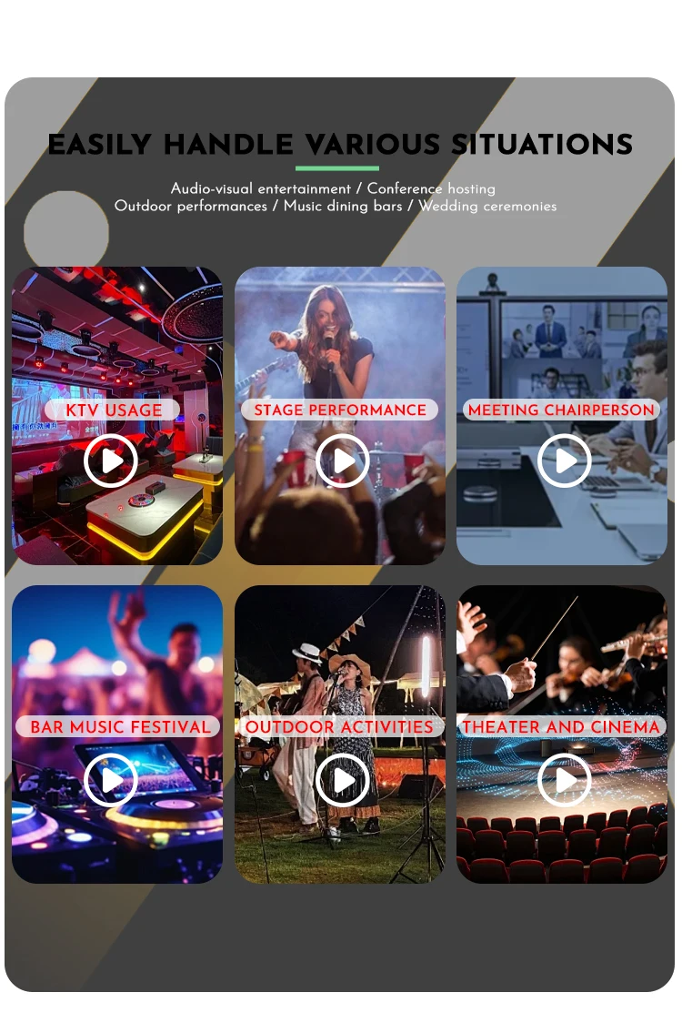 Paulkitson ANX4 True-Diversity Drahtloses Mikrofonsystem, Mehrfrequenz-Handmikrofon mit Bodypack für Karaoke, Bühne und Live-Shows – Detail 14
