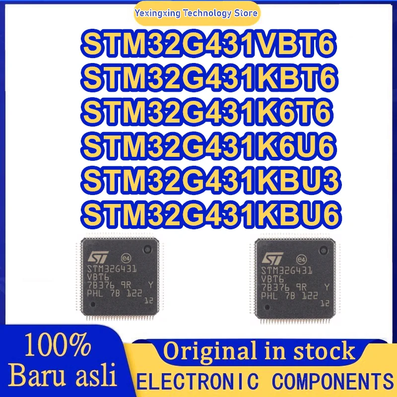 

STM32G431VBT6 STM32G431KBT6 STM32G431K6T6 STM32G431K6U6 STM32G431KBU3 STM32G431KBU6 Микросхема 100% новый оригинал на складе