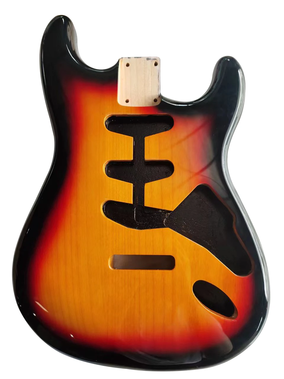 Wholesale optional color high quality alder 2 pieces 3 pieces painting no painting electric guitar body for custom kit