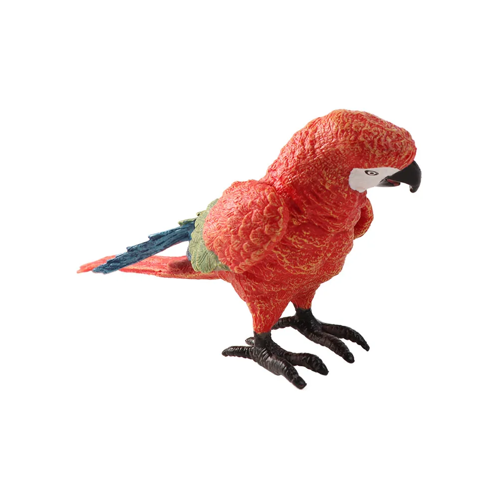 Children Cute Artificial Parrot Model Fake Creative Lawn Figurine Exquisite Vivid Animal Sculpture Gift