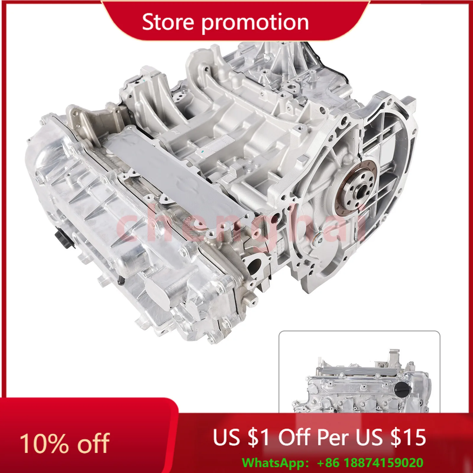 

G4FJ Новый блок двигателя 1.6T подходит для Hyundai Tucson Sonata Elantra Kia Optima Soul