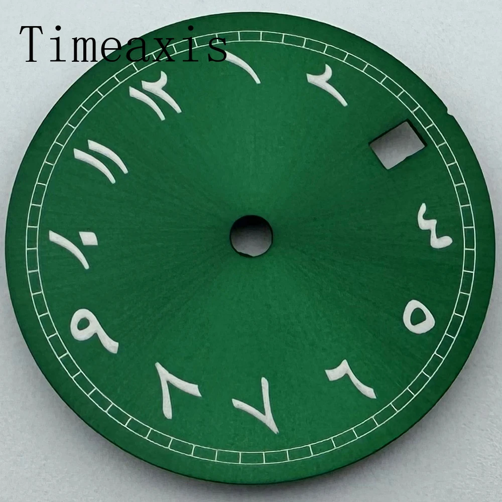29mm Sterile Dial Fit NH35 Movement Fit 3/3.8 O'clock Crown Pink Black Green Blue Purple Watch Parts