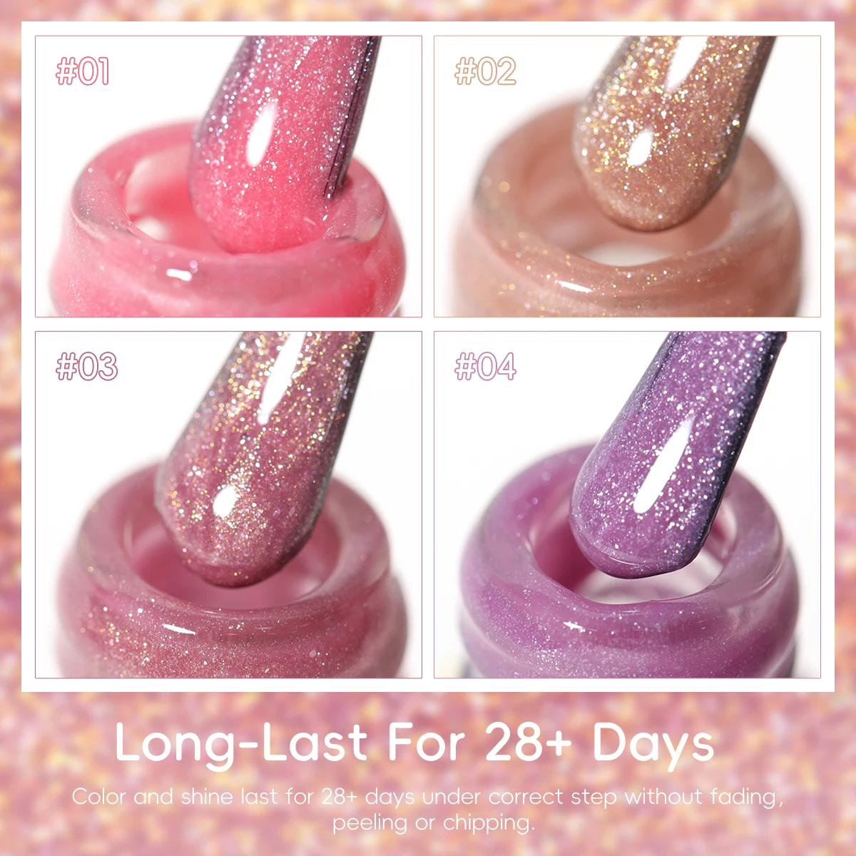 XEIJAYI 1pc 15ml Smalto per unghie gel, Gel per unghie Soaking UV LED, Semipermanente, Gel per nail art di qualità salone fai da te per la primavera e l'estate