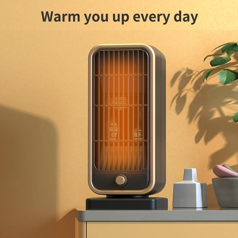 

220V Heater Vertical Household Electric Heater PTC Ceramic Heater Three Seconds Thermal Heaters Winter Warmers EU Plug