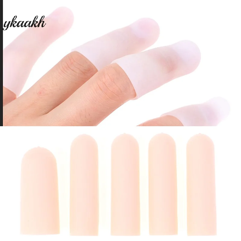 

10 Pcs Silicone Finger Cot Gel Finger Protector Fingers Brace Support Gloves