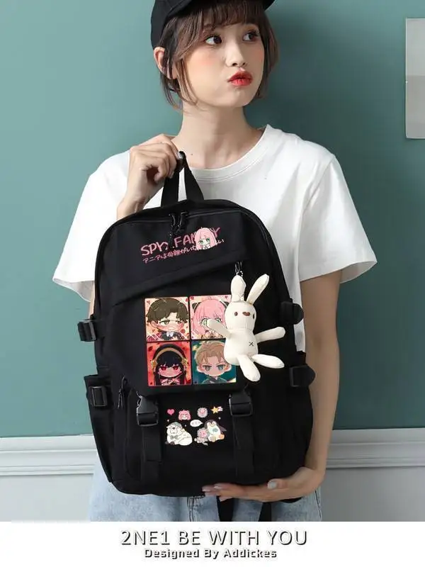 Spy X Family Merchandise Girls' Elementary And Middle School Cute Cartoon Aniya Fan Backpack Anime
