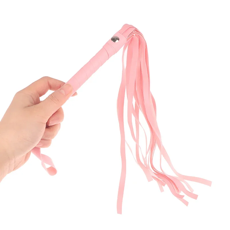 High Quality PU Leather Pimp Whip Racing Riding Crop Training Horse Whip Stage Performance Prop Party Flogger Horse Riding Whip