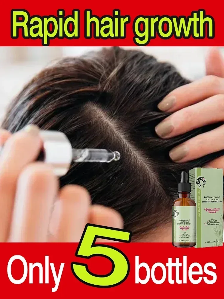 

Эфирное масло для роста волос Натуральное масло для укрепления волос с Розмарином и мятой, питательное средство для разделения кончиков, сухая Mielle