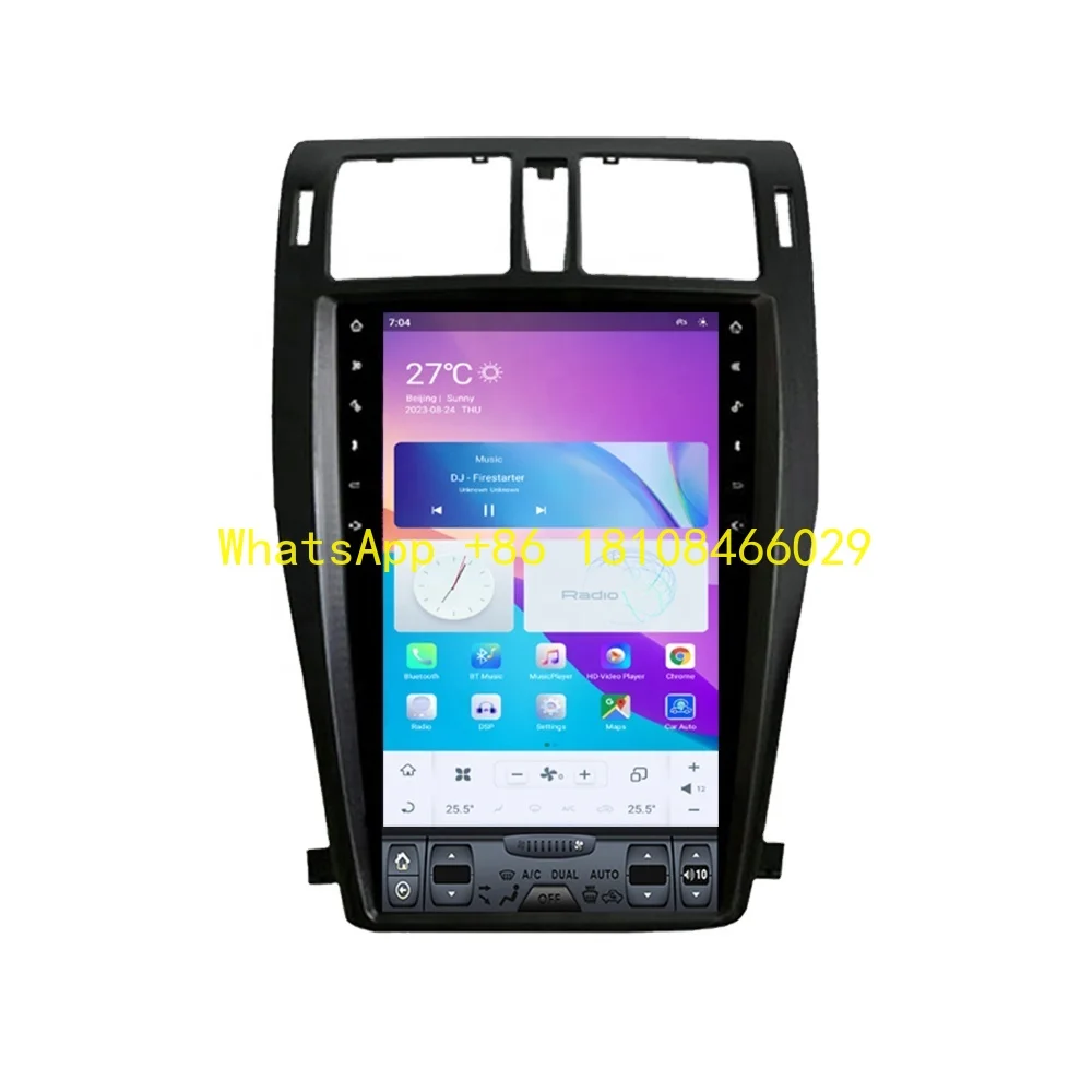 

Автомобильное радио RoadNavi Tesla Style Android 11, для Toyota Crown 2010-2013, автомобильный мультимедийный плеер, беспроводной Carplay 4G