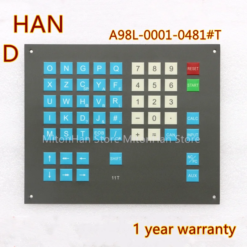 Imagem -04 - Teclado de Membrana para A98l0001-0481 m t