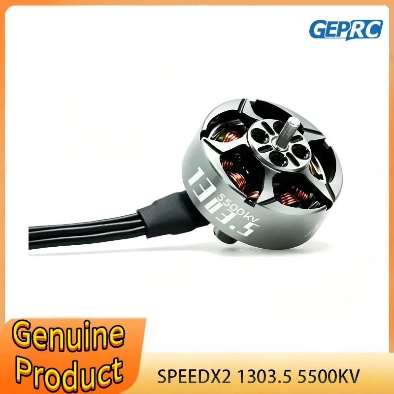 

GEPRC SPEEDX2 1303.5 5500KV Motor Suitable for 2″ Cinewhoop FPV Drones Cinelog20 for RC FPV Quadcopter Freestyle Drone