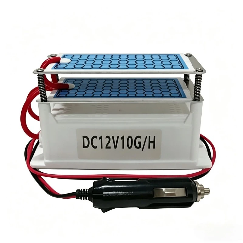 Car Air Purifier Parts Ozone Generator Air Sterilizer Air Purifier 12V 10G 10000mg Car Ozonator Ionizator Remove Bad Smell