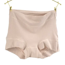 1PC Plus Size Womens Cotton Briefs High Waist XL-6XL Anti-Roll Breathable Soft Underwear All-Day Wear Comfort Fit Women Panties
