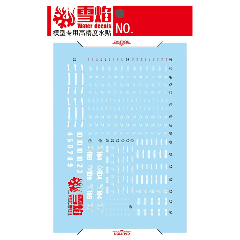 Model Decals Water Slide Decals Tool For 1/144 HG Guncannon Ver.Cucuruz Doan's Island Fluorescent Sticker Models Toy Accessories