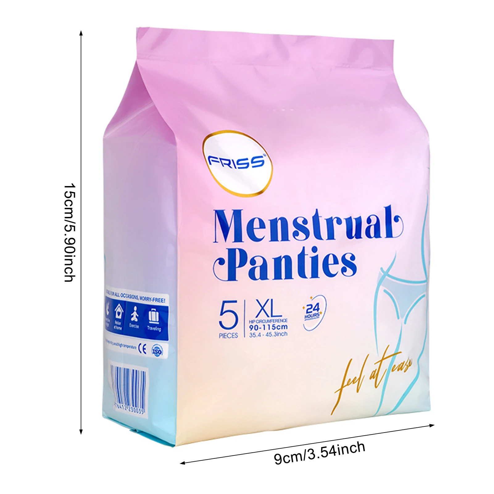 ملابس داخلية نسائية للاستعمال مرة واحدة، حفاضات فائقة الامتصاص ماكس مثالية للاستخدام بين عشية وضحاها MIAO-US #6