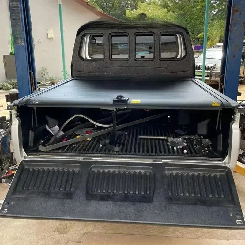 

Factory Hot Selling ST Manual /Aluminum Alloy Tonneau Covers Pickup Roller Lid Truck Bed Cover